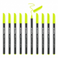 Rotulador Edding 1200 Neon Papel Punta Fibra 1mm Caja C/10 Piezas
