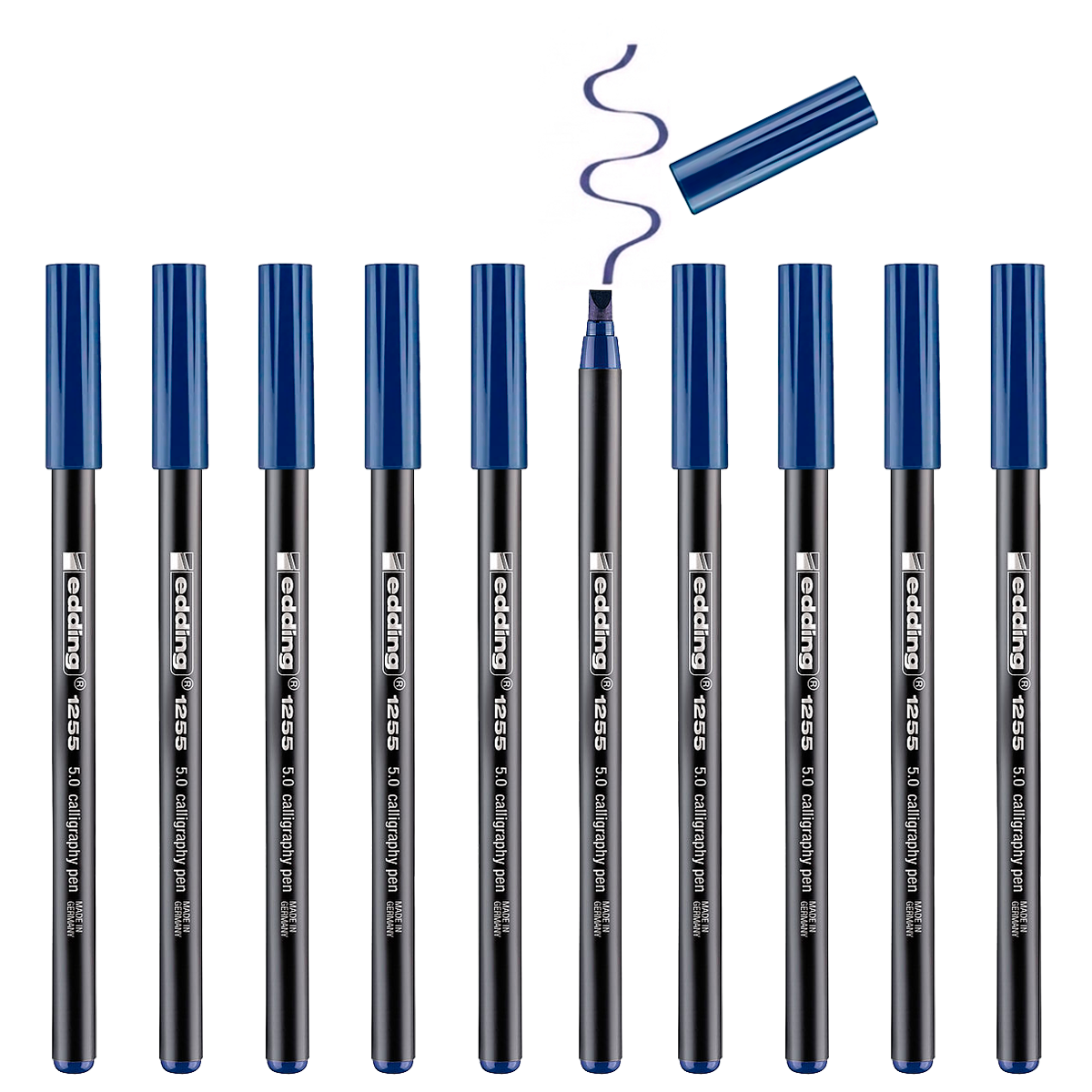 Rotulador Edding 125550 Caligrafia 5mm Papel C/10 Piezas