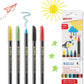 Rotulador Edding 1200 Glitter Punto Fino 1mm Set C/5 Piezas