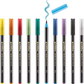 Rotulador Edding 1340 Brushpen Punta Pincel Flexible Glitter Set c/10 Piezas