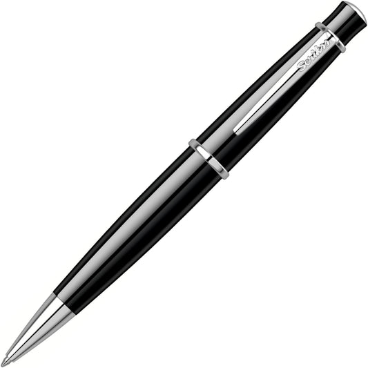 Bolígrafo Scrikss Chic 62 Negro Metálico Tinta Negra
