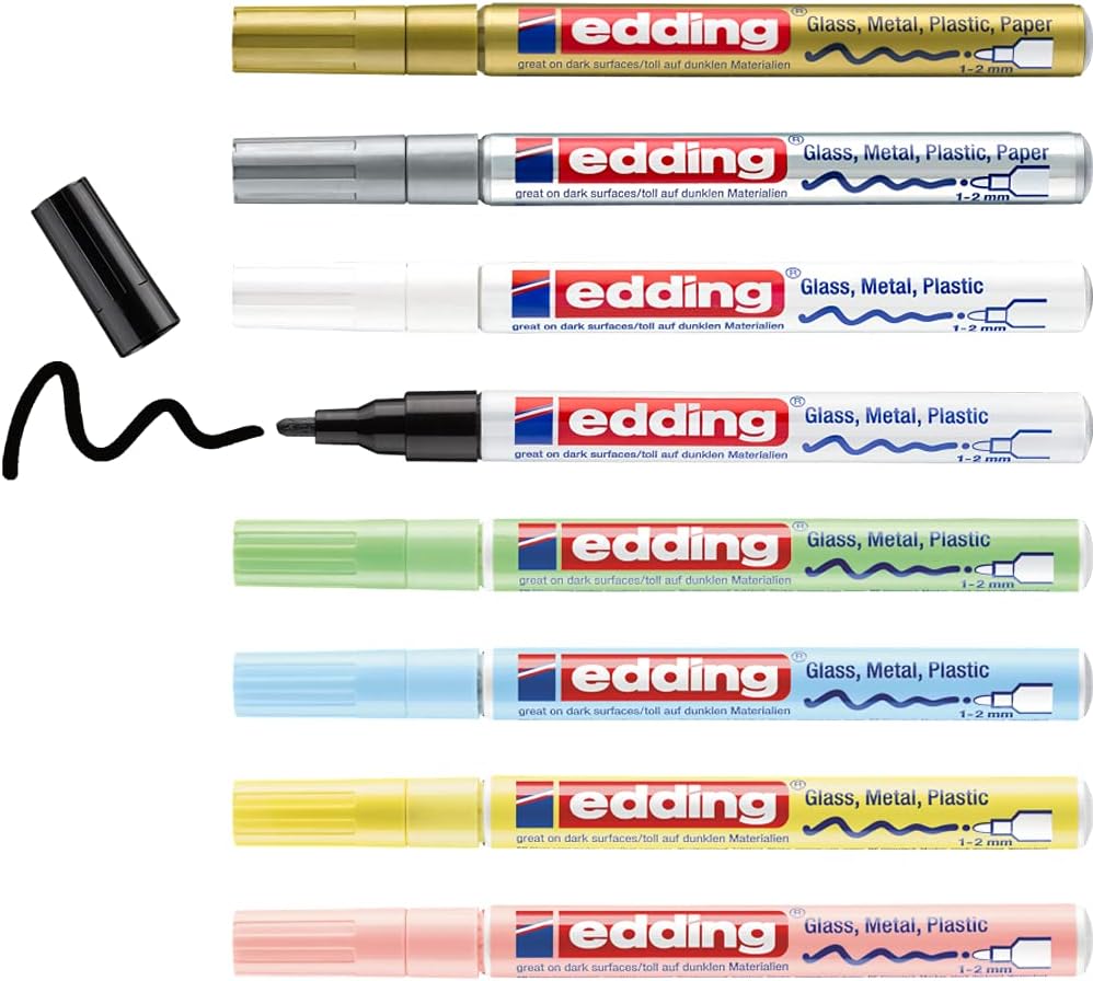 Kit manualidades Gloss Estuche Dale color a tu mundial con edding
