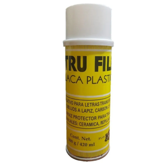 Laca Plastica Tru Film Trasnparente Brillante 420 Ml 1 Pieza