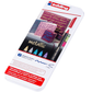 Rotulador Edding 1200 Papel Metalicos Punta Conica 1-3mm Estuche Caja C/6 Piezas