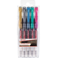 Edding 2185 Metallic Gel Pen 0.7mm Tip Assorted Colors Case with 5 Pieces