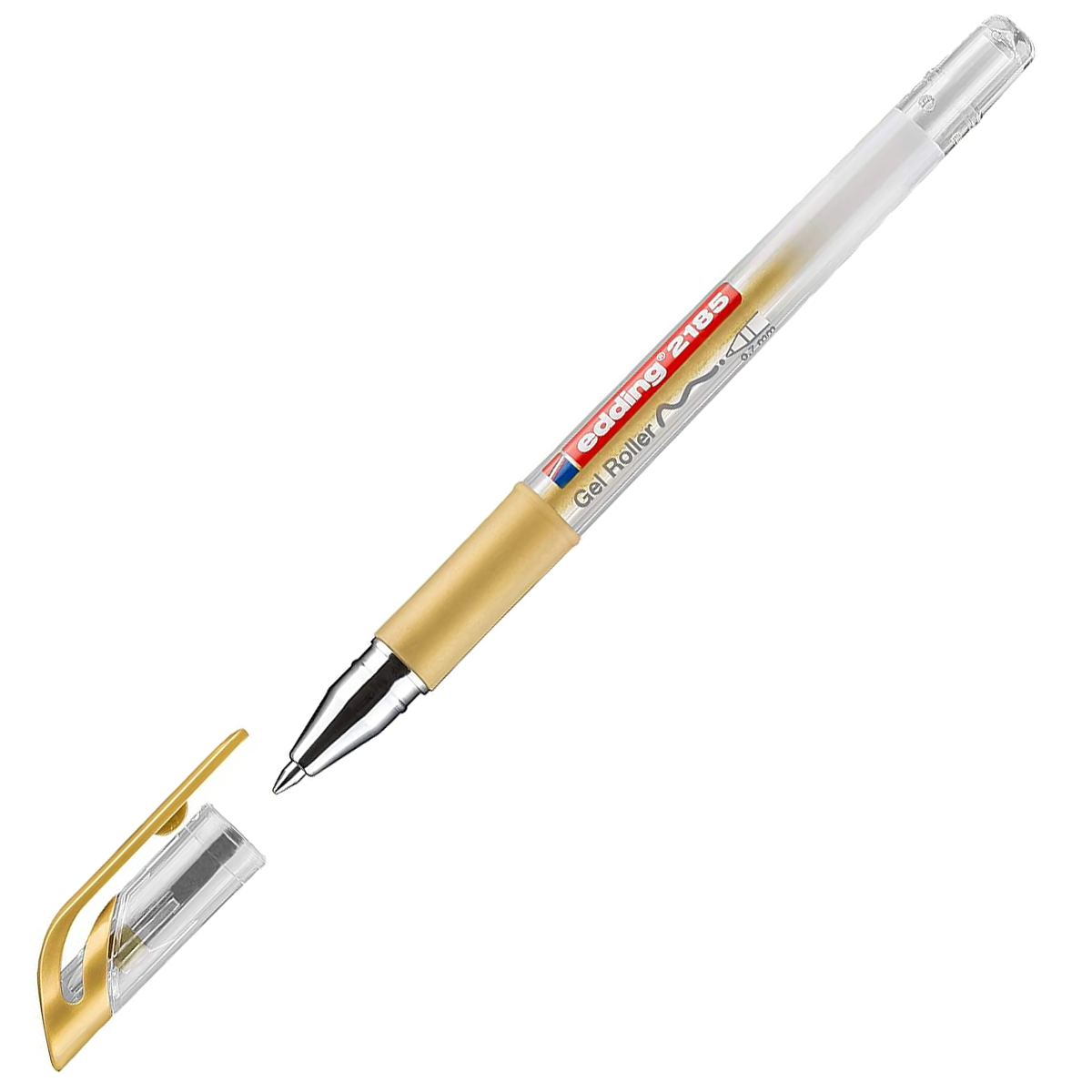 Edding 2185 Metallic Gel Pen 0.7mm Tip Assorted Colors Case with 5 Pieces