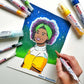 Block Edding P/marcadores Acrylic A3 30x42cm 300g C/10 Hjs