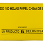 Pingüino Belumosa China Paper Bag with 100 Sheets Fire Yellow 75*50cm