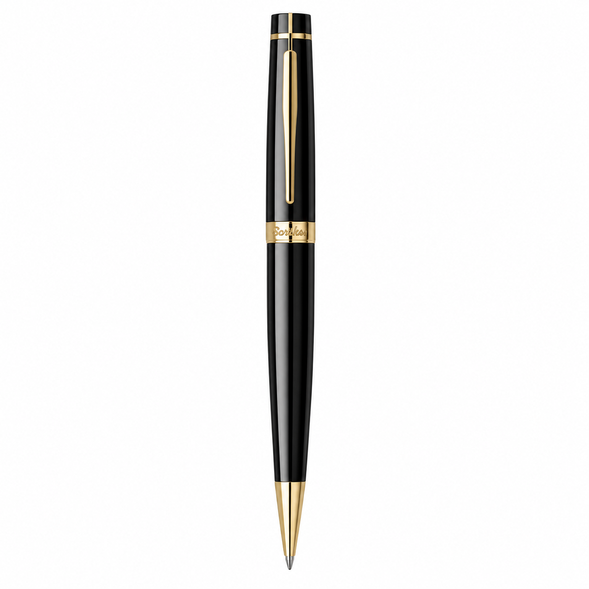 Bolígrafo Scrikss Honour 38 Negro Oro con Estuche