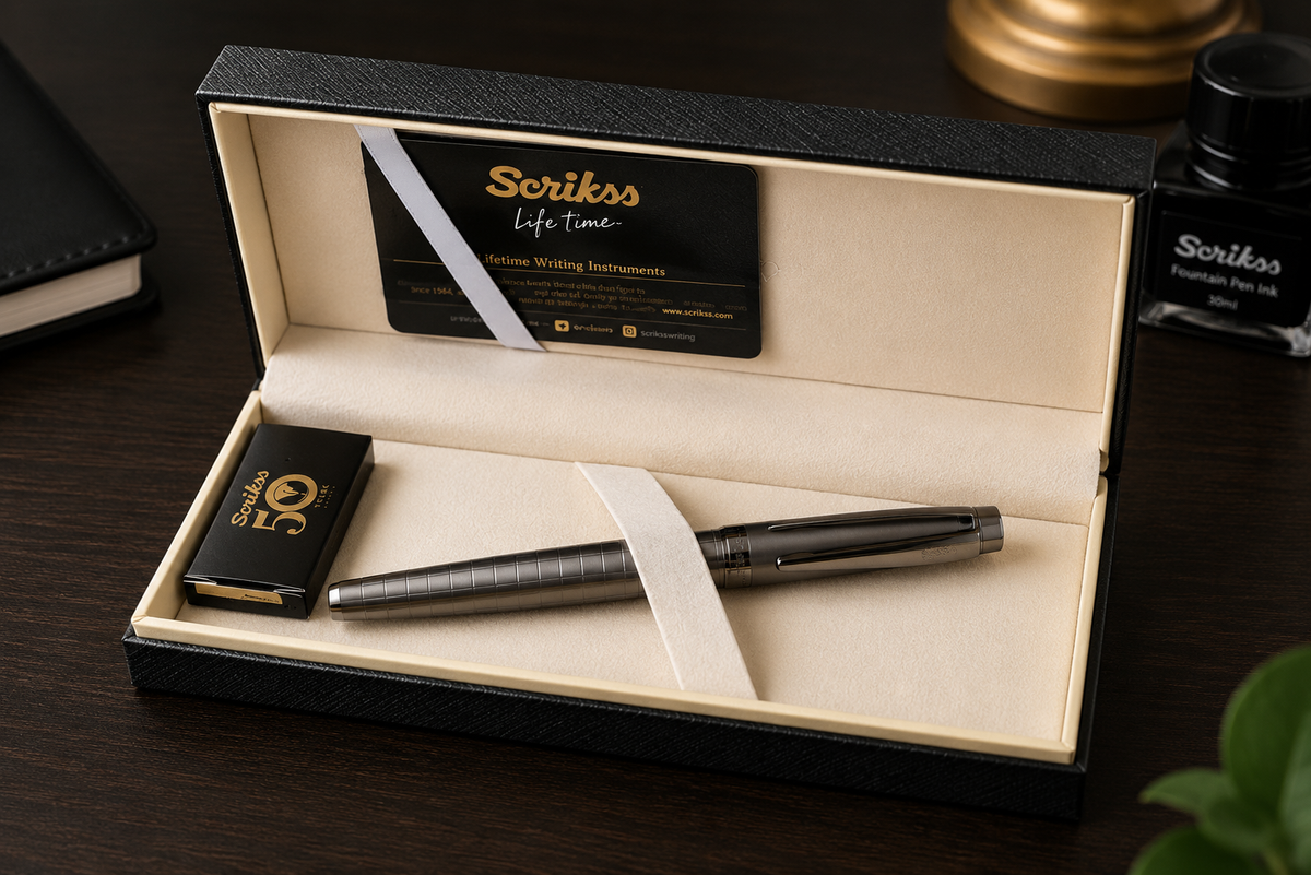 Boligrafo Scrikss Honour 38 Carbon Metalico Ejecutivo