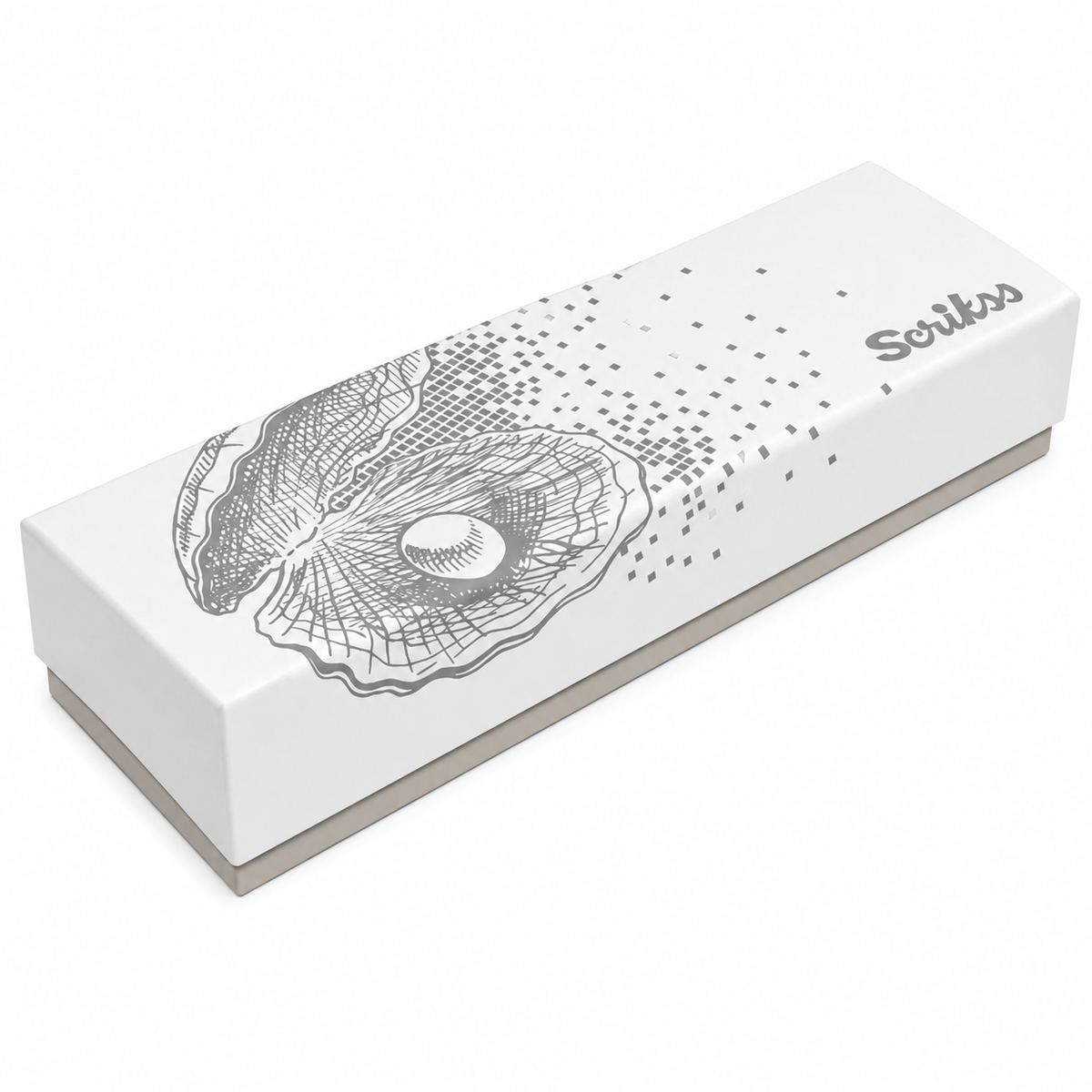 Boligrafo Scrikss 62 Chic Perla Metalico Tinta Negra