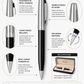 Boligrafo Scrikss Oscar 39 Negro Cromo Metalico Estuche