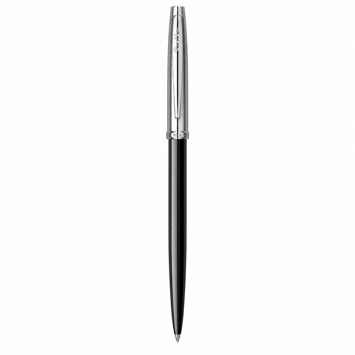 Bolígrafo Scrikss 108 Sky Negro Cromo