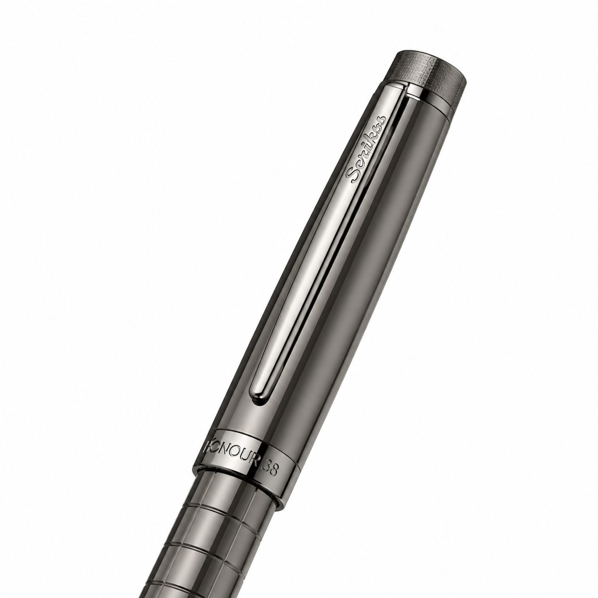 Pluma Fuente Scrikss Honour 38 Gris Carbón con Estuche