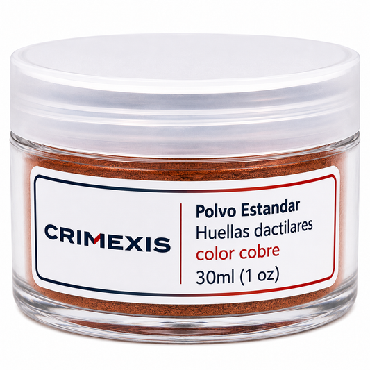 Polvo Para Huellas Dactilares Crimexis Estandar Cobre Metalico 30ml