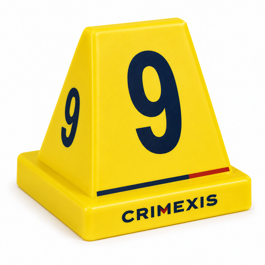 Indicadores Crimexis 1-30 Criminalistica Forense Números evidencia fotografica Plastico