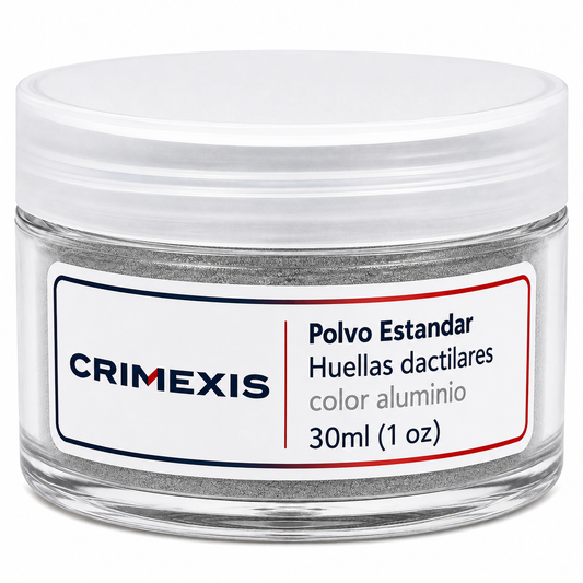 Polvo Para Huellas Dactilares Crimexis Estandar Aluminio Metalico 30ml
