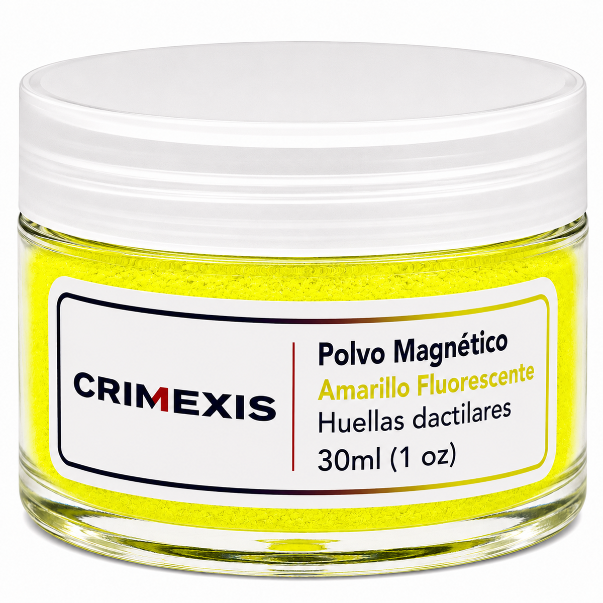 Polvo Magnetico Crimexis Para Huellas Dactilares Amarillo Fluorescente 30ml