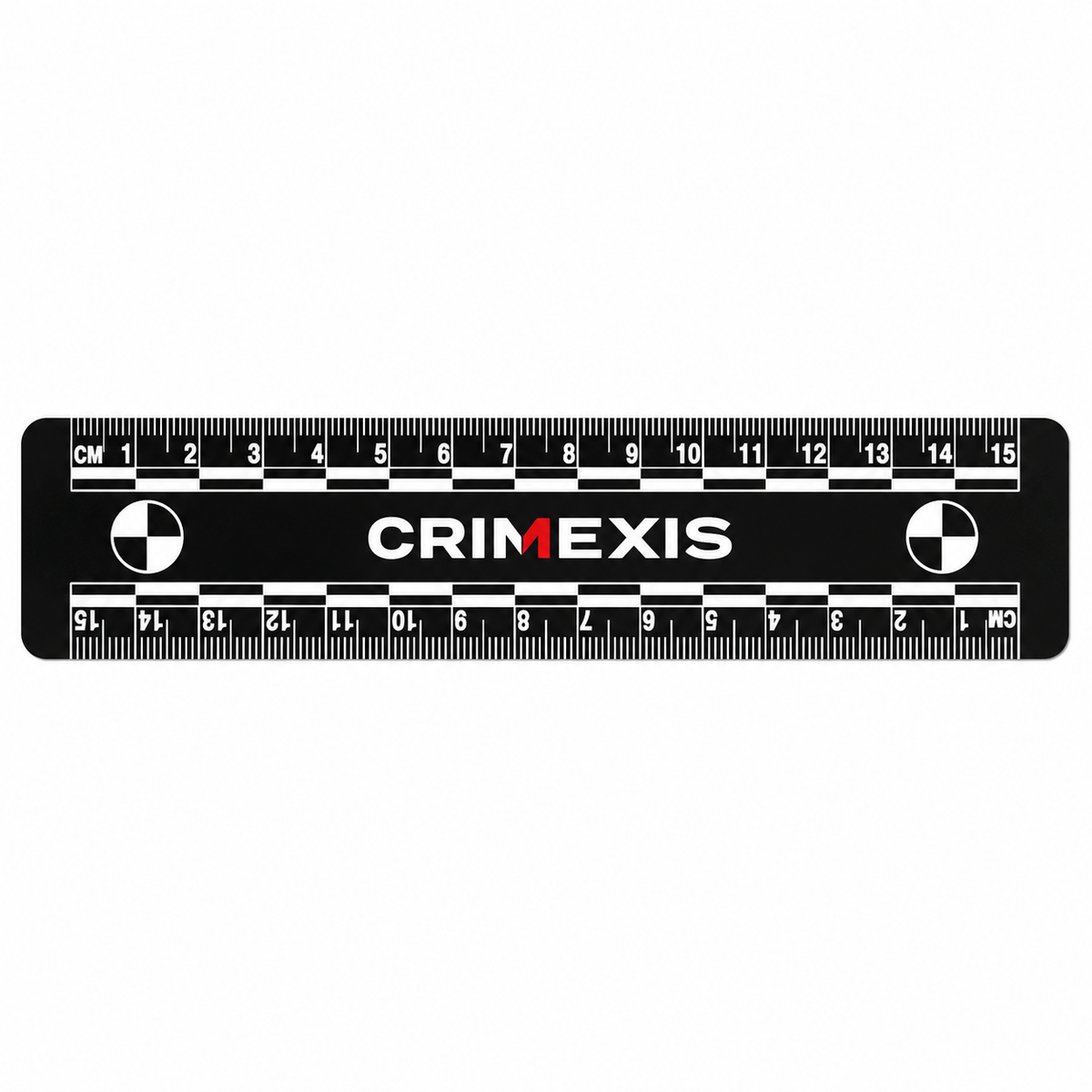 Regleta Metrica Forense Crimexis Fotográfica 15 cm PVC Negro