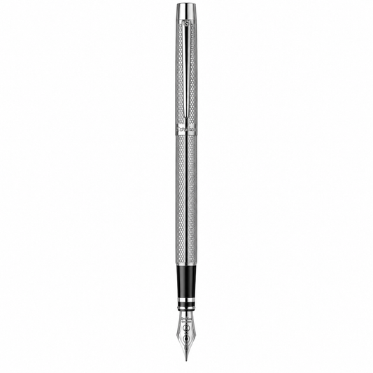 Pluma Fuente Scrikss Venus 722W Cromo con Estuche