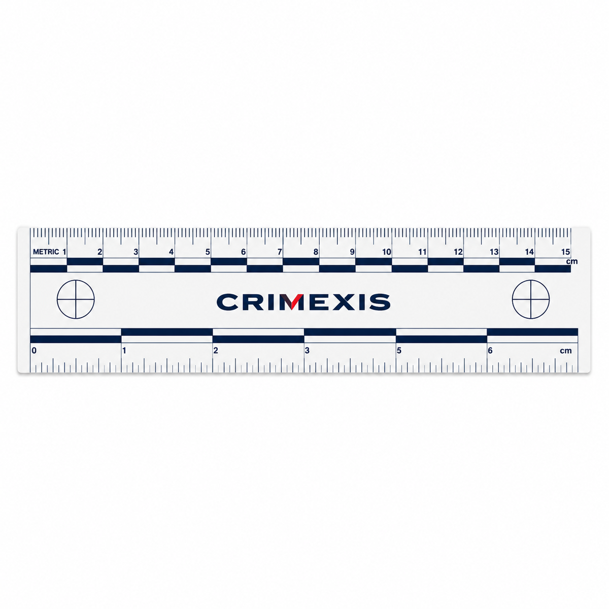 Testigo Metrico Crimexis Criminalistica Escuadra Y Regleta Plastico