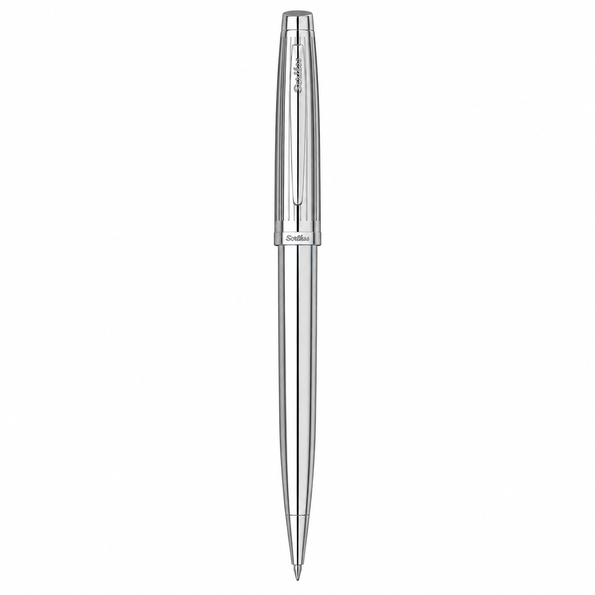 Boligrafo Scrikss Oskar 39 Cromo Metalico Estuche
