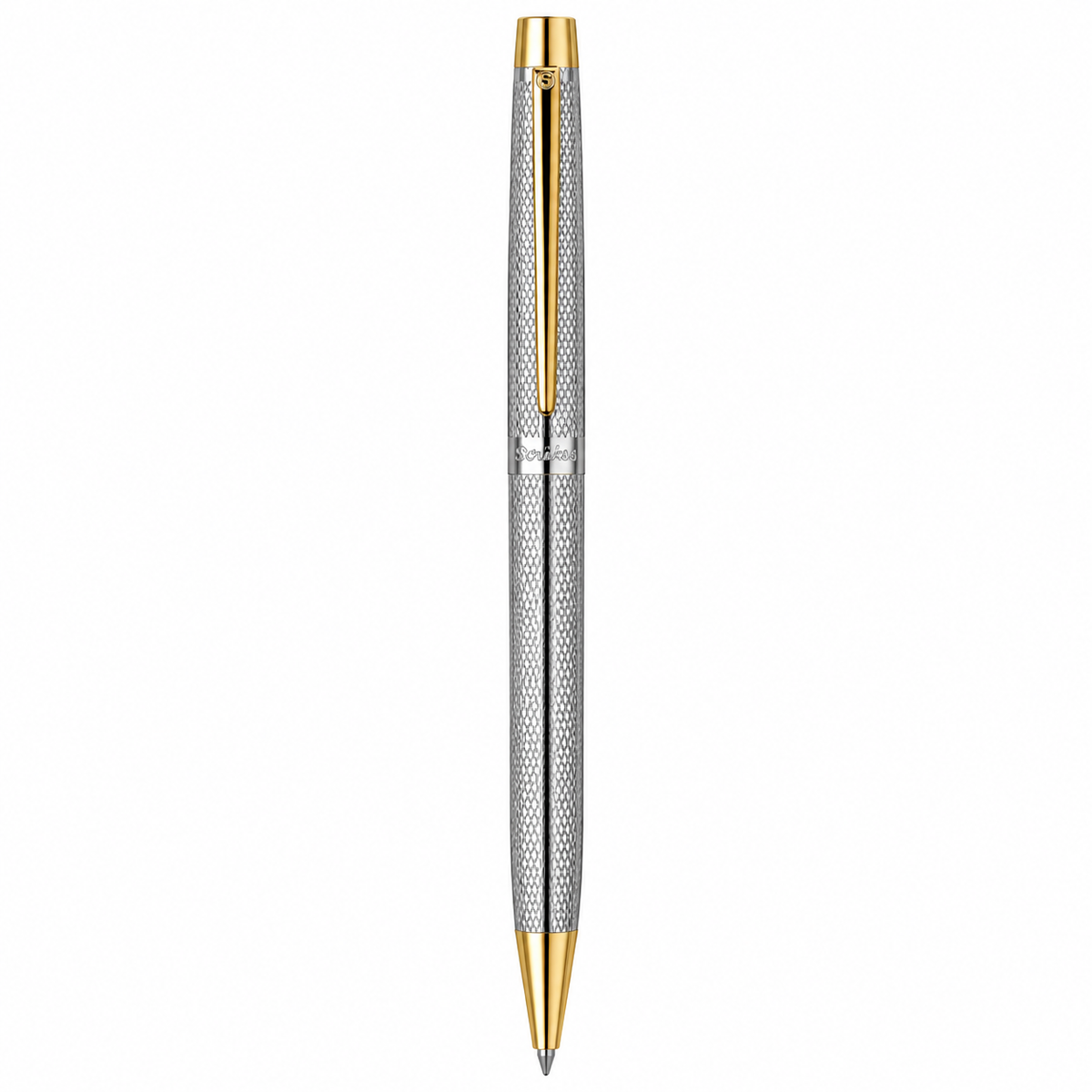 Boligrafo Scrikss Venus 722W Cromo Oro Con Estuche