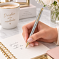 Boligrafo Scrikss Venus 722W Cromo Oro Con Estuche