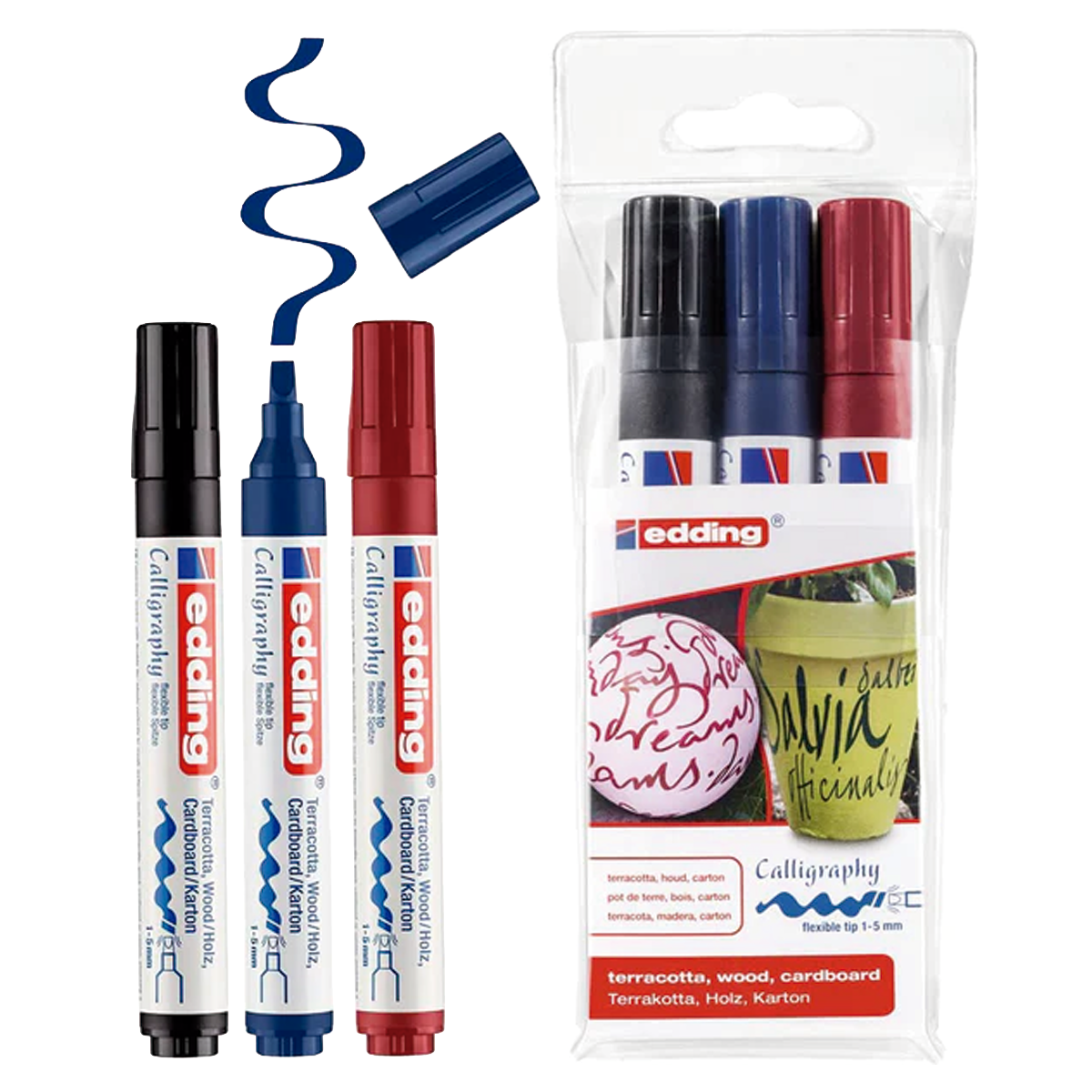 Kit manualidades Caligrafía Dale color a tu mundial con edding