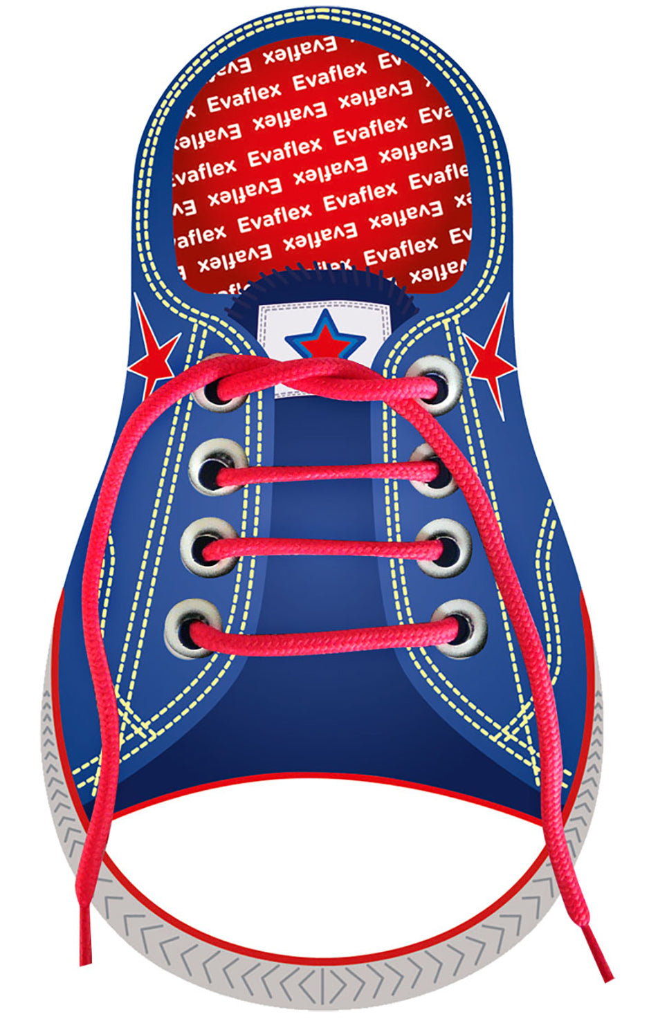 Educational Toy Evaflex Wooden Shoe W/laces 22*13cm