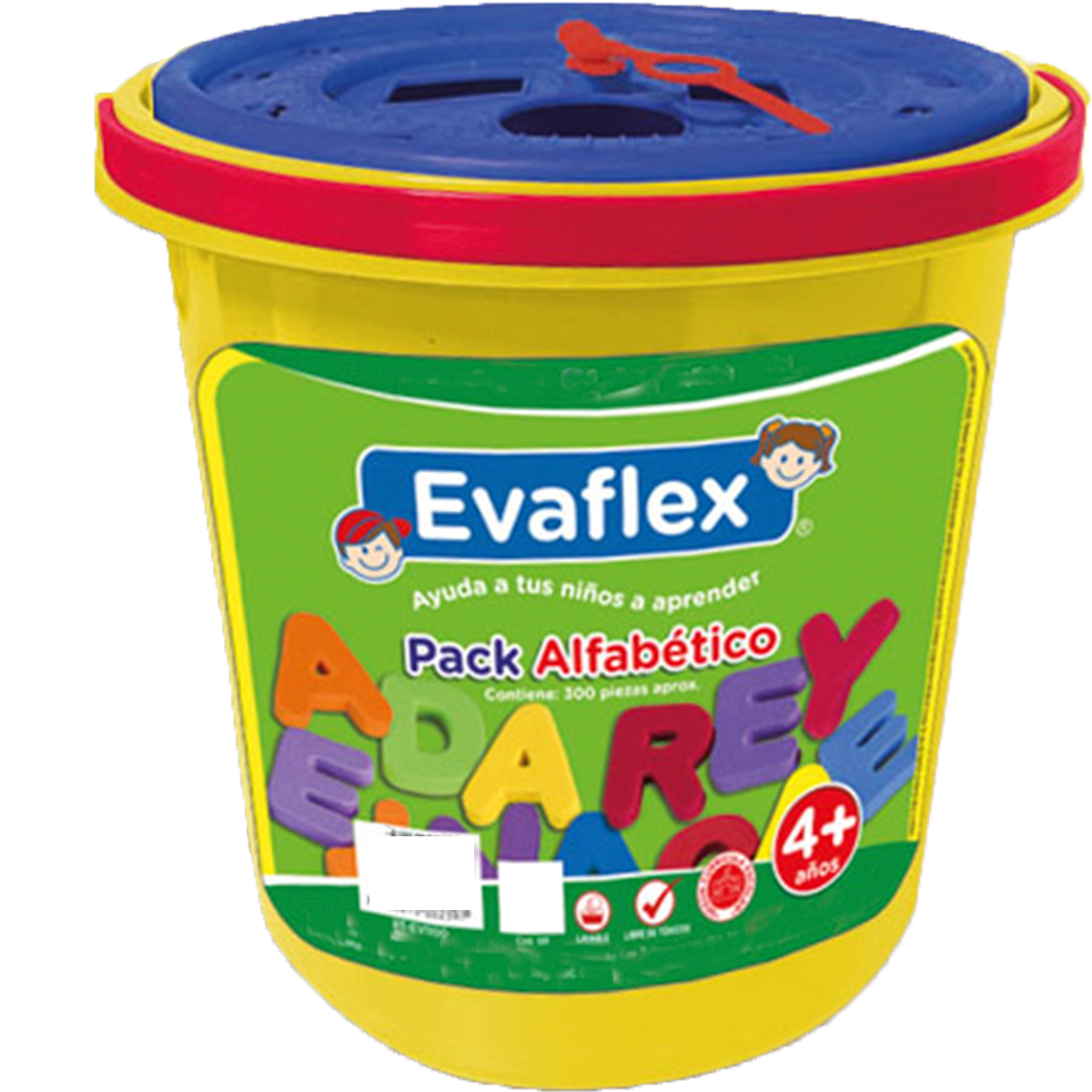 Evaflex Foamy Educational Game Alphabet Pack C/60 Pieces