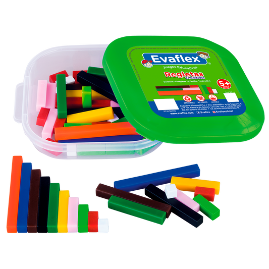 Juego Didactico Evaflex Plastico Regletas De Cuisenaire C/74