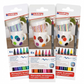Kit manualidades Ceramica y Porcelana Dale color a tu mundial con edding