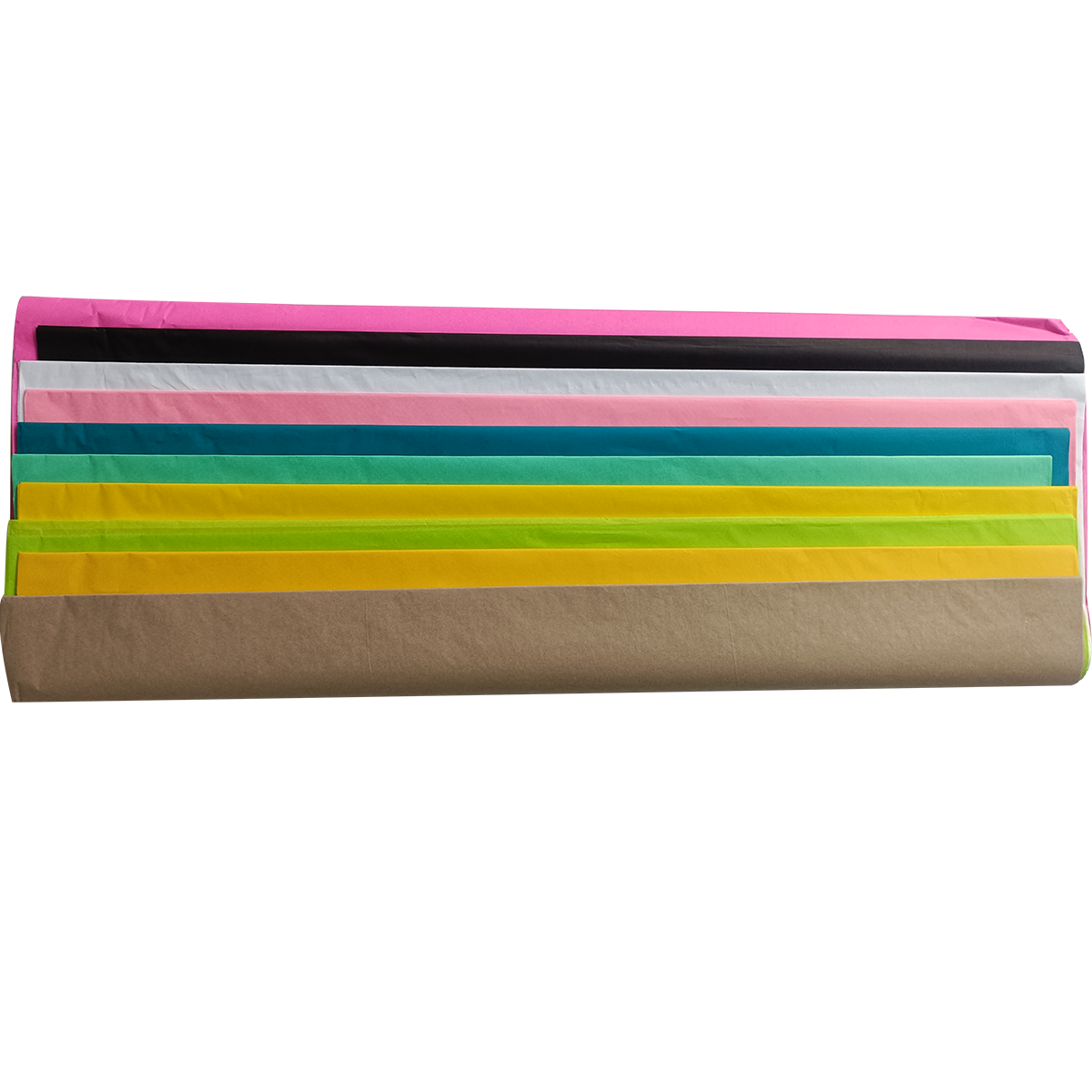 Belumosa Tissue Paper 50x70cm Plain 100 Sheets Multicolor Pack5