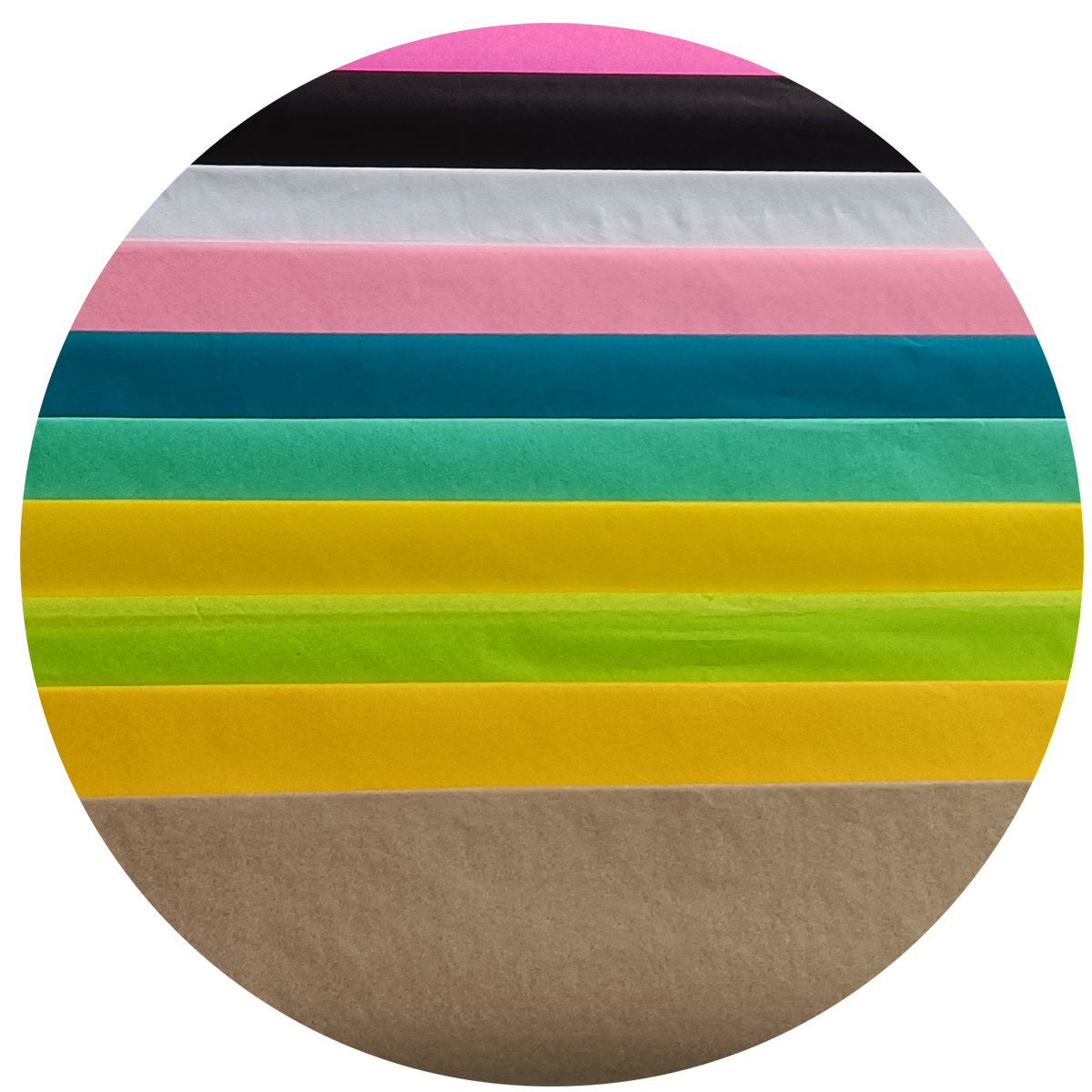 Belumosa Tissue Paper 50x70cm Plain 100 Sheets Multicolor Pack5