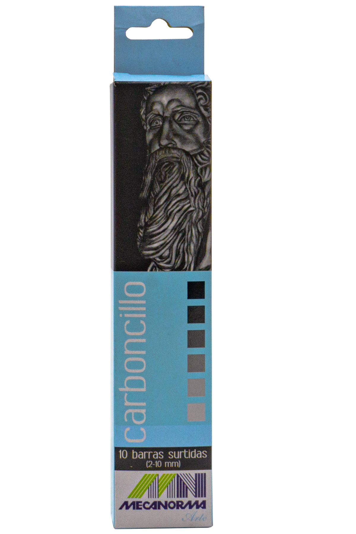 Barras Carboncillo Mecanorma Natural Dibujo 2-10mm Caja C/10