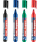 4 Plumones Edding 363 Pizarron Blanco Recargable Punta 1.5