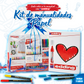 Kit manualidades Papel Dale Color A Tu Mundial Con edding
