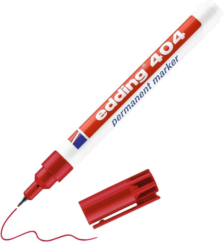 Marcador Edding 404 Permanente Recargable Extrafina 0.75mm