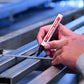 Marcador Edding 750 Tinta Opaca Aluminio P.conica 2-4mm Caja c/10 Piezas