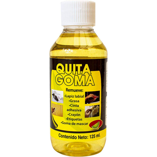 Quita Goma Rodin Removedor Grasa Etiquetas Liquido 125ml