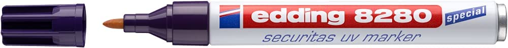 Marcador Uv Edding 8280 Forense Evidencia Tinta Invisible Permanente