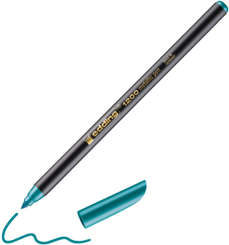 Edding 1200 Metallic Marker Paper Fiber Nib 1-3mm