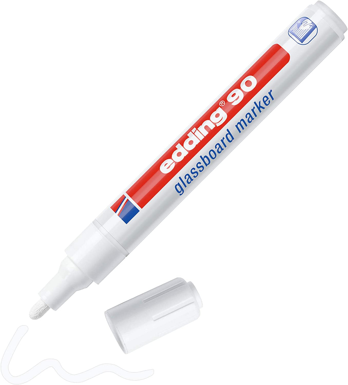 Marcador Edding E90 Cristal Vidrios Punta redonda 2-3mm