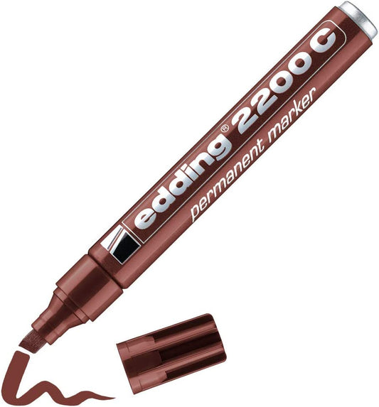 Marcador Edding 2200 Permanente Recargable P. Biselada 1-5mm