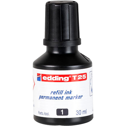 Tinta Edding Et25 Marcador Permanente Frasco Gotero Recarga 30ml