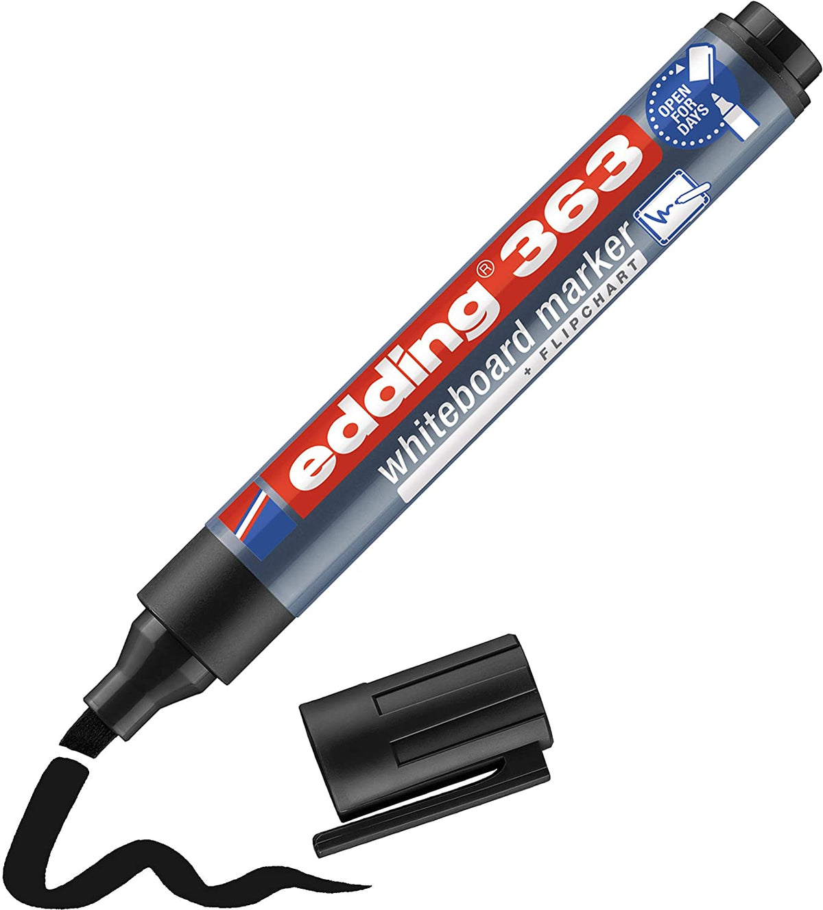 Plumones Recargables Edding 363 Pizarron Blanco P/biselada 1.5mm