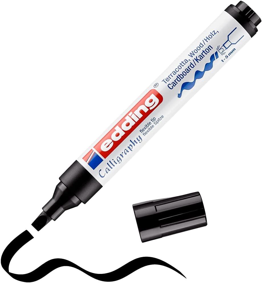 Edding 1455 Flexible Square Tip Marker Pen 1-5mm
