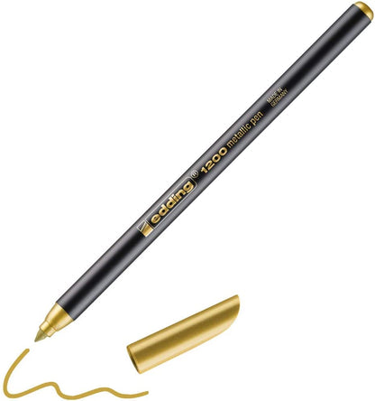 Edding 1200 Metallic Marker Paper Fiber Nib 1-3mm