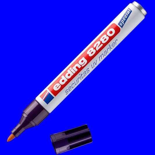 Marcador Uv Edding 8280 Forense Evidencia Tinta Invisible Permanente